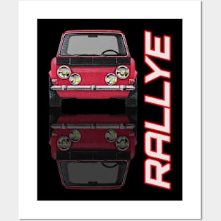 Geo3Doodles Simca Rallye (Script) Doodle Posters and Art